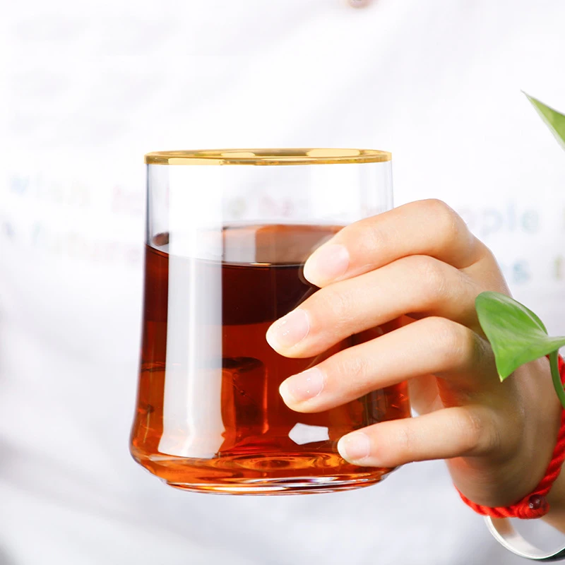 1 pc multi-colored Crystal threaded glass wine Whiskey Short Beer Cup milk juice transparent water cups Party Drinkware | Дом и сад