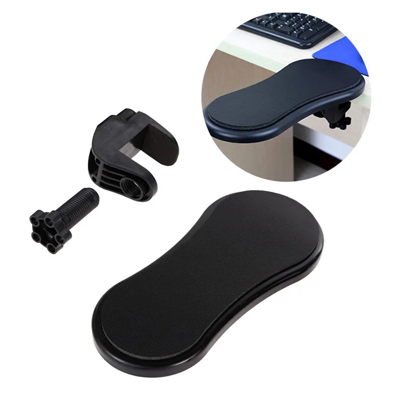

Rotating computer arm rest pad ergonomic adjustable PC wrist rest extender desk hand bracket home office mouse pad health care