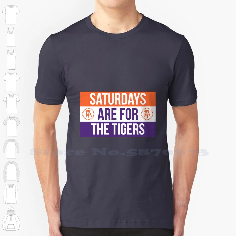 

Saturdays Are For The Tigers Fashion Vintage Tshirt T Shirts Clemson College University Purple Orange Barstool Frat Sorority