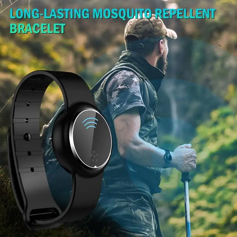 Умный браслет против комаров и вредителей ультразвуковой репеллент от тараканов