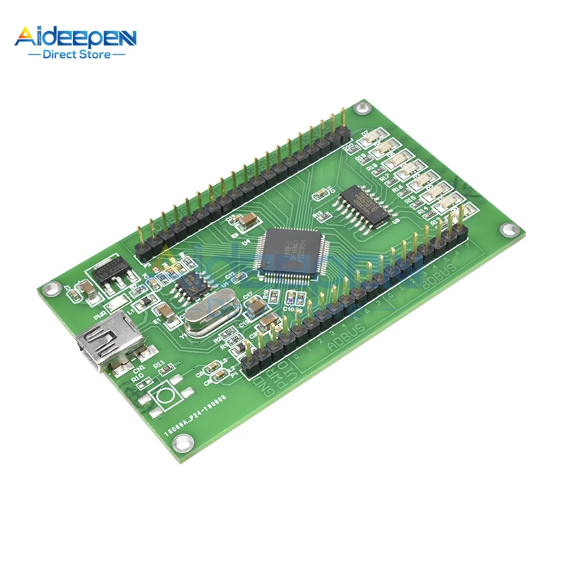FT2232HL макетная доска для обучения FT2232H основная плата высокая скорость USB 2,0 к SPI двойной последовательный порт Программирование не требуется