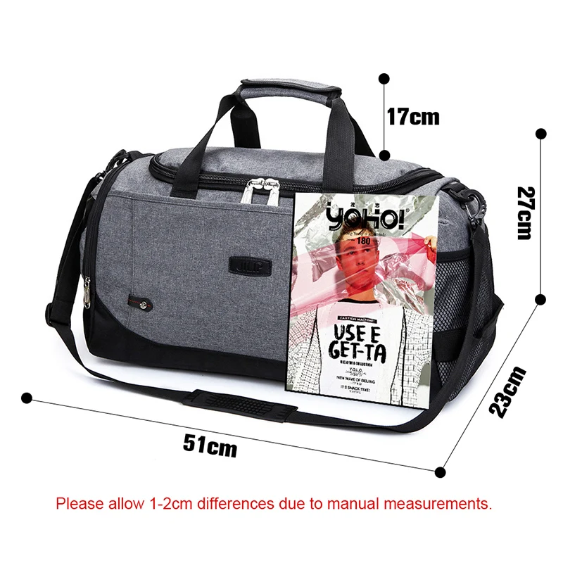 Limited Hot Sports Bag Training Gym Bag Men Woman Fitness Bags Durable Multifunction Handbag Outdoor Sporting Tote For Male