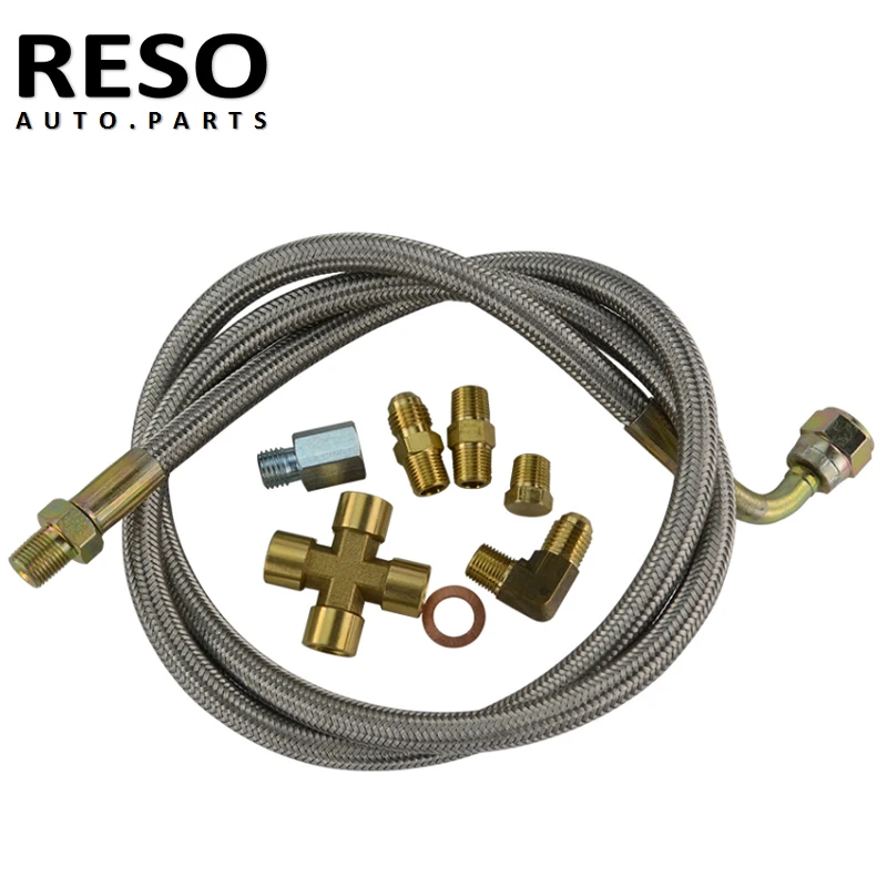 RESO 36 'Ƈ/8 NPT линии подачи масла 4AN возвратный комплект для T3 T4 T04E T70 T66 T67 Gt35 Gt45