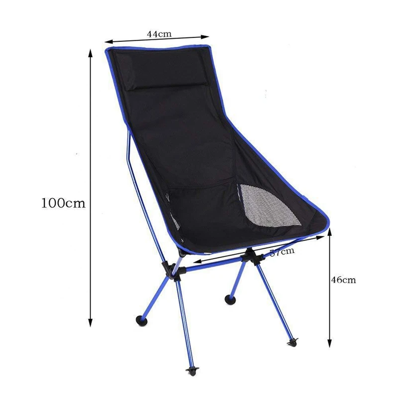 

Portable Camping Chair Aluminum Alloy Folding Lawn Chairs for Outdoor Camp Picnic Hiking