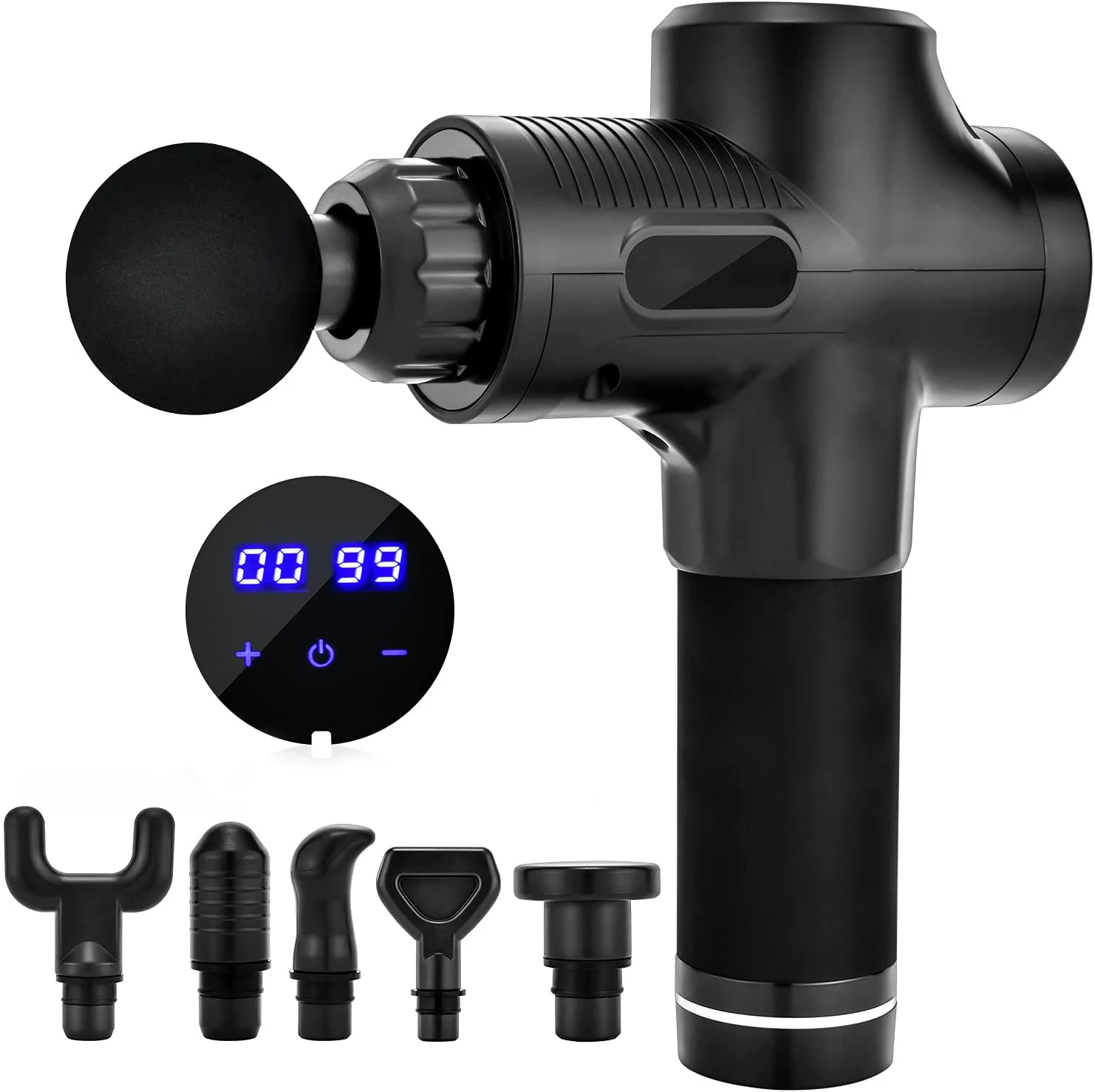 Massage Gun Deep Tissue Percussion Pistol Muscle Pain Relief Body Neck Massagr Abdomen Exercising Relaxation 30 Speeds | Красота и