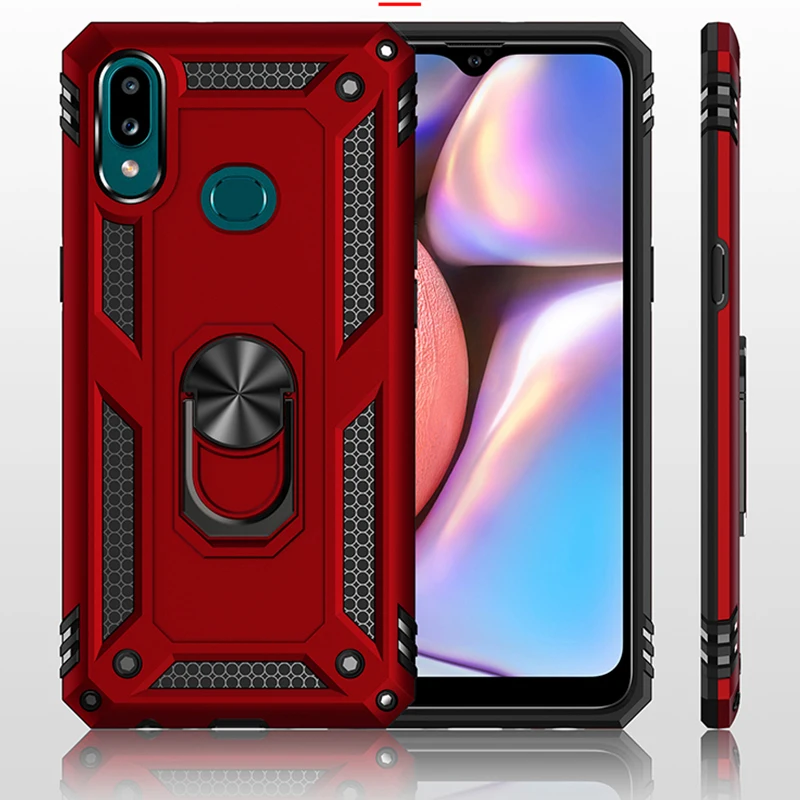 Чехол для samsung Galaxy A50S A30S, роскошный жесткий чехол из ТПУ с металлическим кольцом на палец для Galaxy A20S A40S A10S m30s Coques Fundas