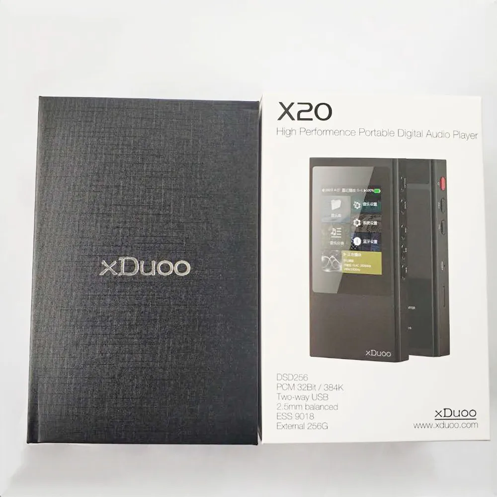 Новейший профессиональный музыкальный плеер xDuoo X20 без потерь HiFi DSD Bluetooth4.0