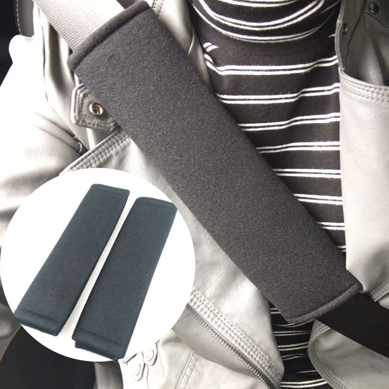 2 накладки на ремень безопасности мягкая бархатная Наплечная Накладка для