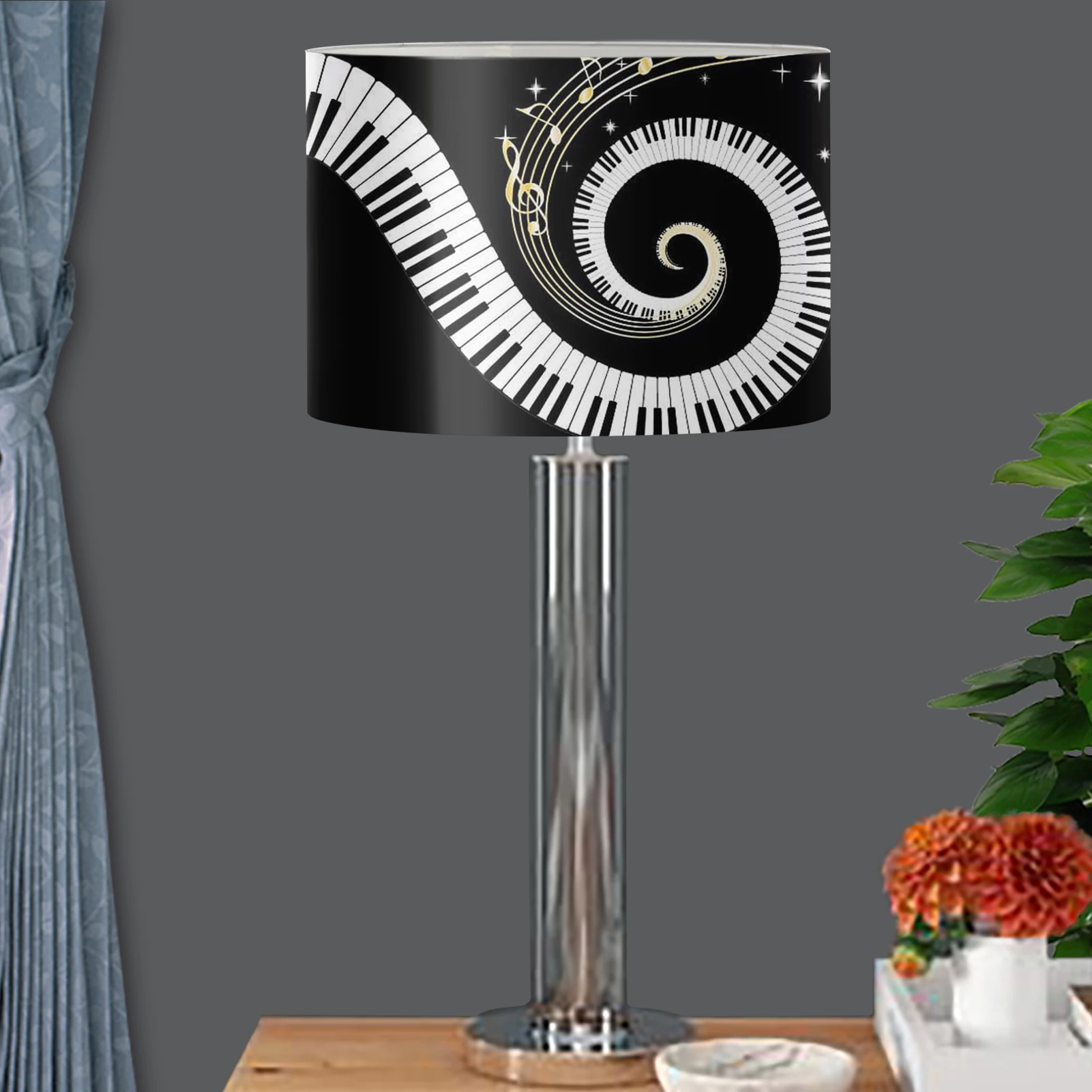 

Music Notes Print Wall Lamp/Floor Lamp Chandelier Lamp Cover Light Shade Home Decoration Art Decor Lampshades for Table Lamp
