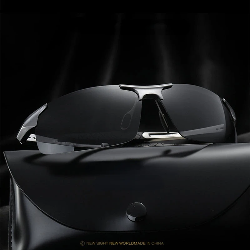 Спортивные алюминиево-магниевые поляризационные солнцезащитные очки для велоспорта Модные солнцезащитные очки мужские взрослые очки TAC квадратные очки