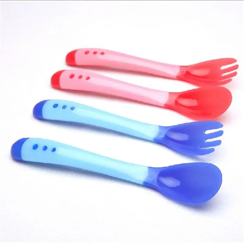 2 шт./компл. Новый ПП безопасности Температура зондирования ложка для грудничков