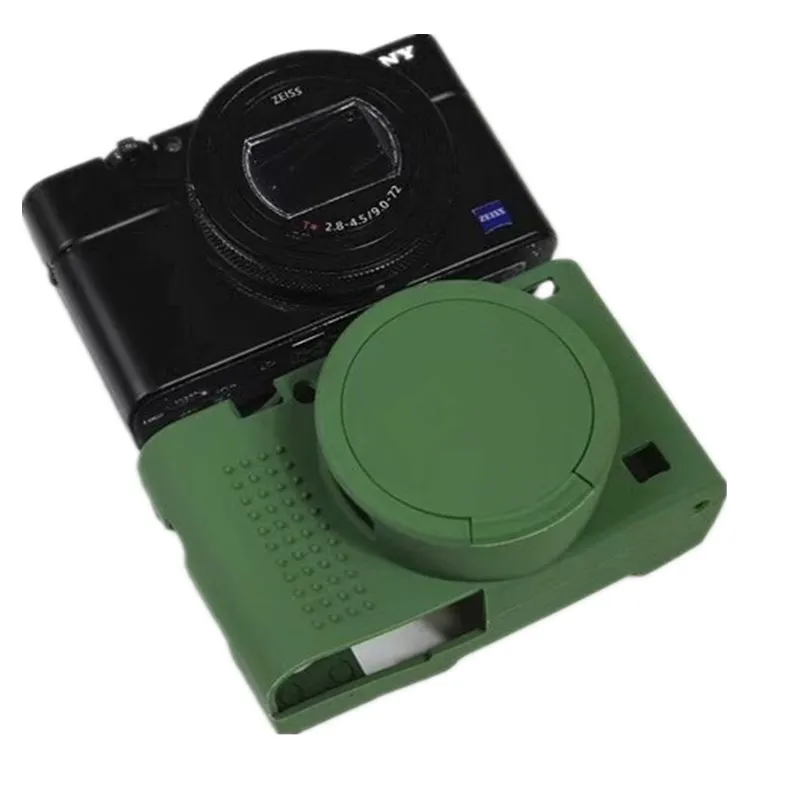 Силиконовый чехол для камеры Sony RX100 VII Cyber Shot M7 Premium Com защитный чехол|Сумки