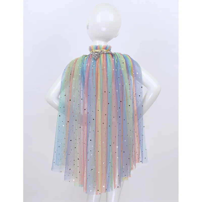 Тюлевый костюм принцессы TiaoBug со сверкающими блестками для девочек Хэллоуина