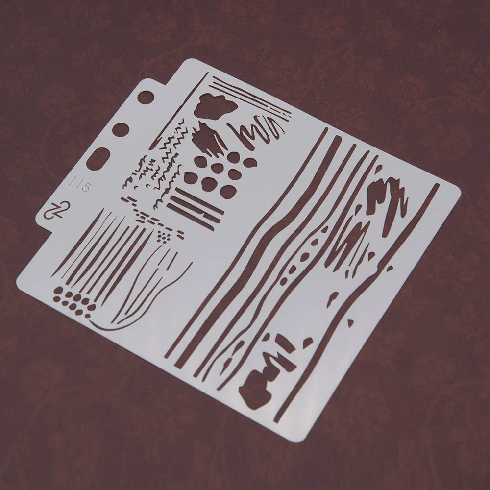 5 1 &quotРисунок граффити DIY наслоения Трафареты настенная живопись раскраска для