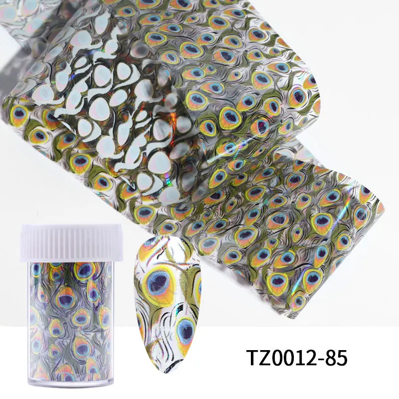 

125x4cm Nail Foils Marble Series Pink Blue Foils Paper Nail Art Transfer Sticker Slide Nail Art Decal nail art decorations