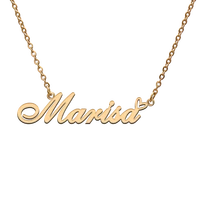 god with love heart personalized character necklace with name marisa for best friend jewelry gift