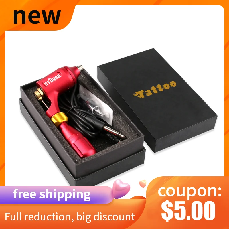 3 цвета Горячая продажа Регулируемая Татуировка роторная татуировочная машина