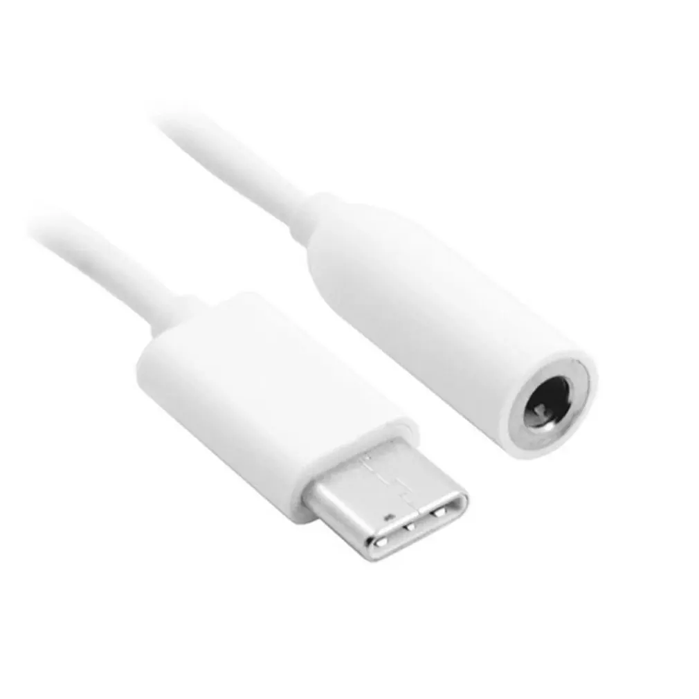 Type C To 3.5mm Port Earphone Cable USB Type-C 3.5 AUX Headphone Adapter For Huawei Mate 10 P20 6 6X Mix 2s | Мобильные телефоны и