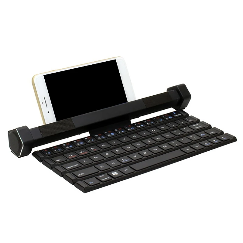 

Reel Bluetooth Keyboard with Bluetooth Stereo Stereo with Microphone Hands-Free Call Music Input, Portable Folding Mini Bluetoot