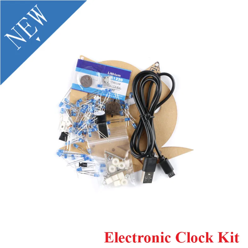 Электронные часы набор сделай сам креативный будильник с контролируемой