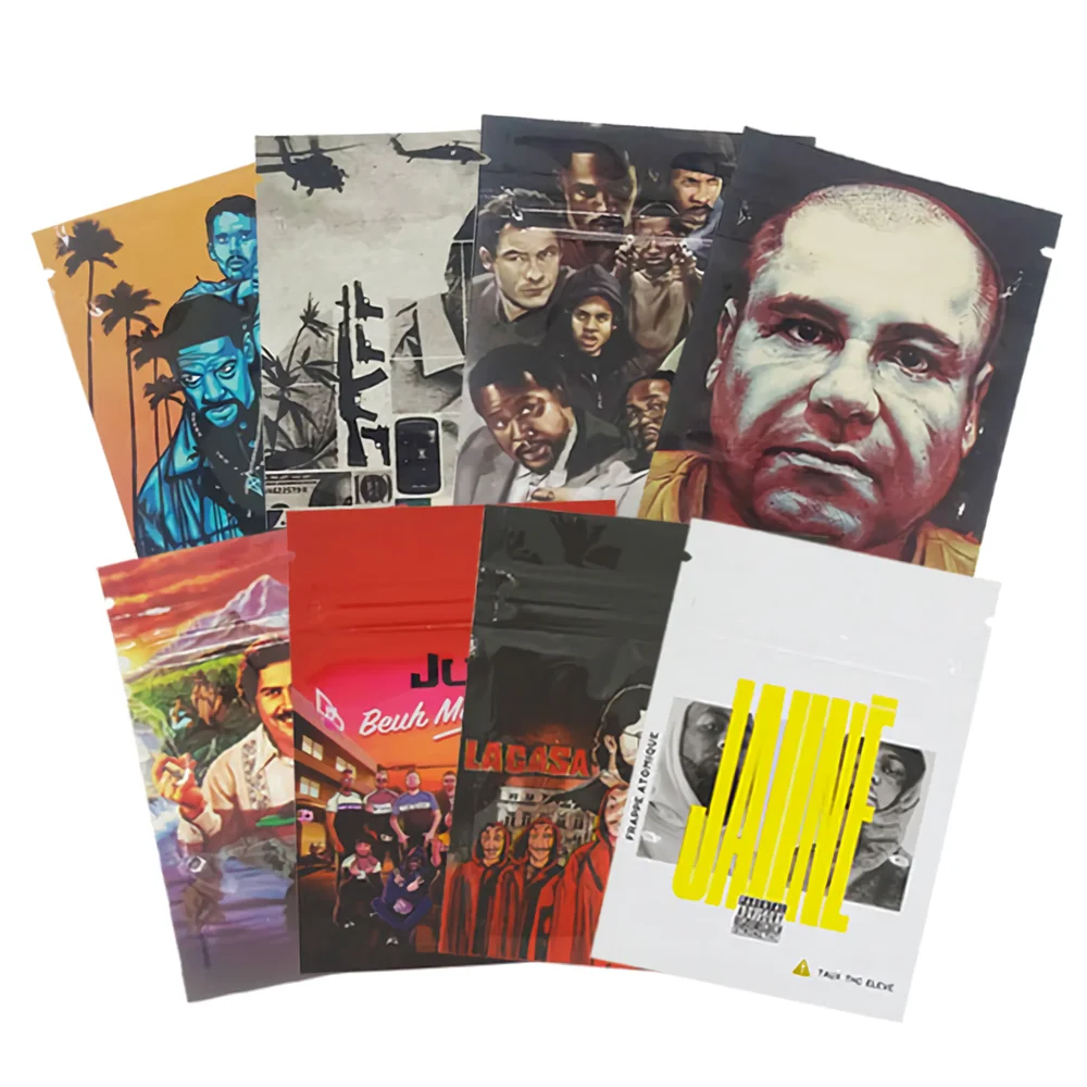 Пластиковый пакет на молнии с прозрачным окошком для еды 50 шт. пакеты рисунком