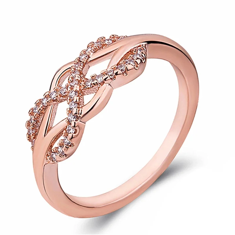 

Женское кольцо из серебра 925 пробы, с фианитами