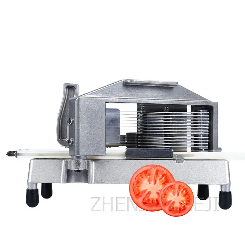 

Manual Slicer Commercial Household Aluminum Alloy Efficient And Effortless Canteen Restaurant Fruit Tomato Slicing Machine