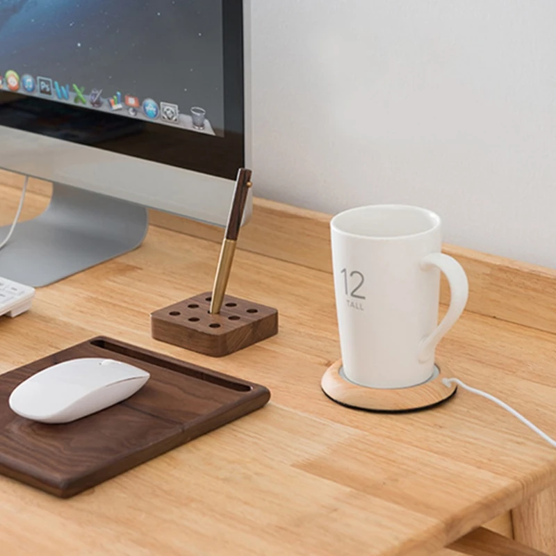 

Coffee Warmer Plate Mug Warmer Electric For Desk Of Home Or Office Keep Coffees Drinks Warm USB Plug For Easy Insulation