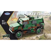 xingbao ww2 toys military army building sets 670pcs germany atf dingo transport armored vehicle building blocks bricks gifts