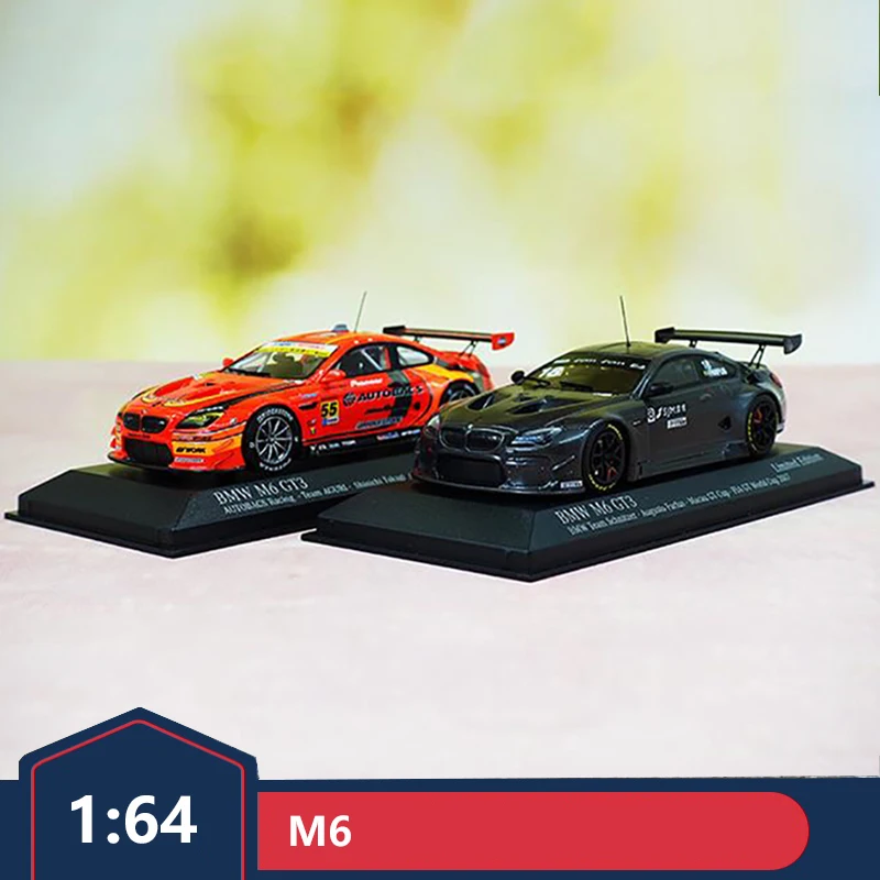 

Миничапы 1:43 BMW M6 GT3, раллийный автомобиль BMW supercar GT, имитация смолы, модель автомобиля, украшение