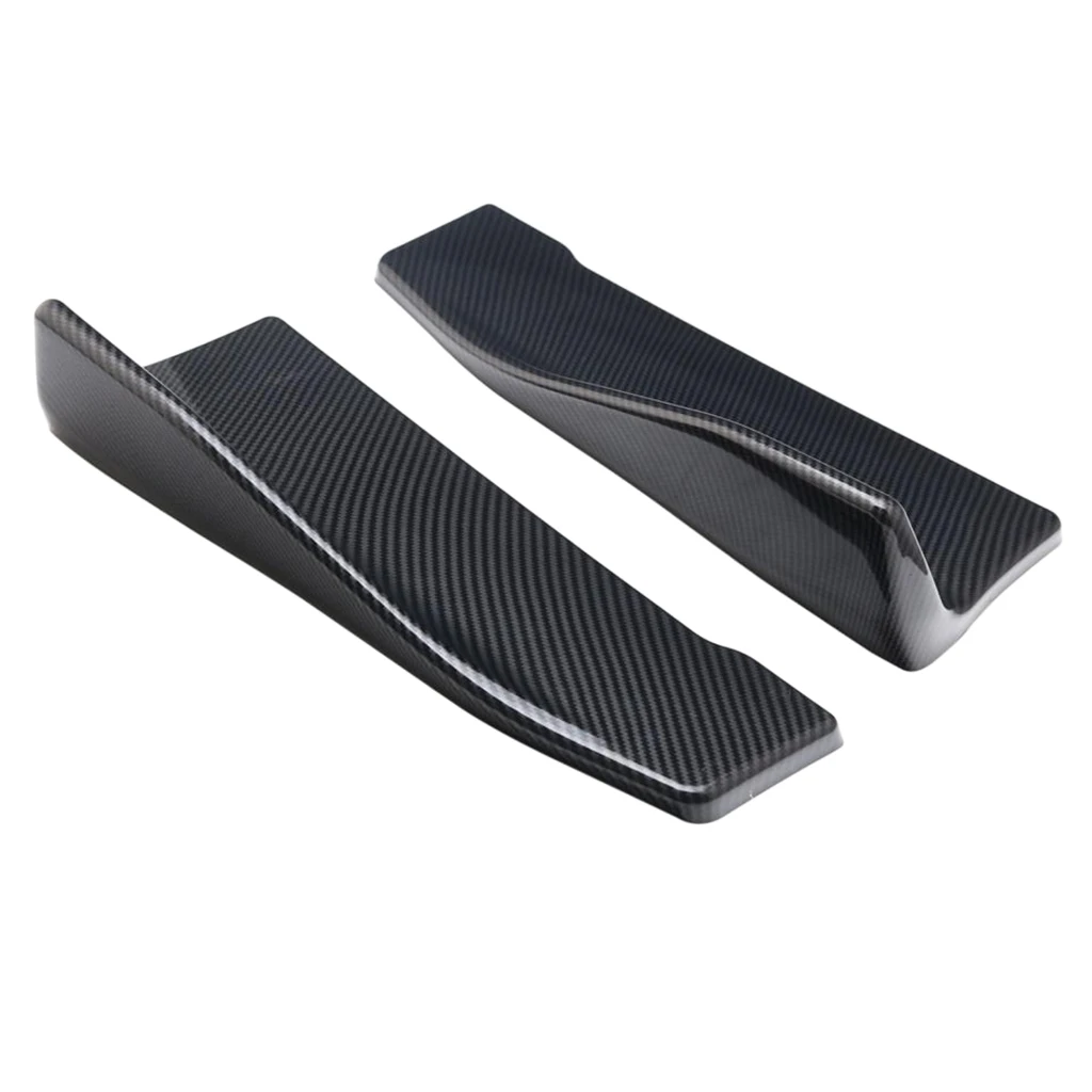 Pair of Universal Side Skirts 35CM Rear Exteriors Bottom Line Extensions Splitter Lip Car Diffusers Carbon Fiber | Автомобили и