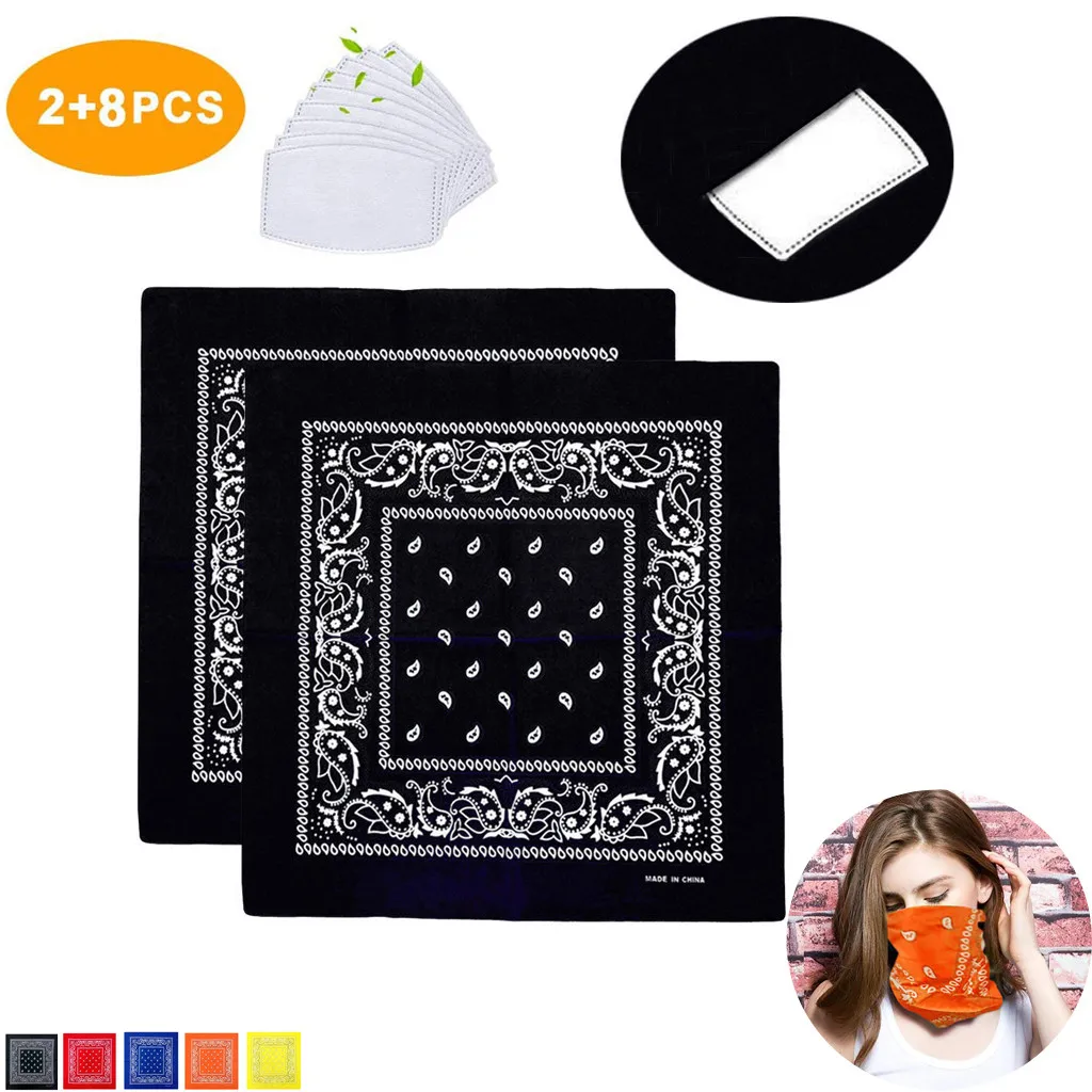 

Multifunctional Head Scarf Neck Cover With Safety Filter Washable Mask Windproof Sandproof Dustproof Comfortable Breathable Soft
