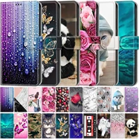 phone case for samsung galaxy a23 a73 5g case leather wallet book cover for samsung galaxy m23 m33 m53 f23 5g funda cute printed