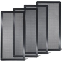 120x240mm dust filter for computer cooler fanmagnetic frame dust filterdustproof pvc cover computer fan grills 4 pack