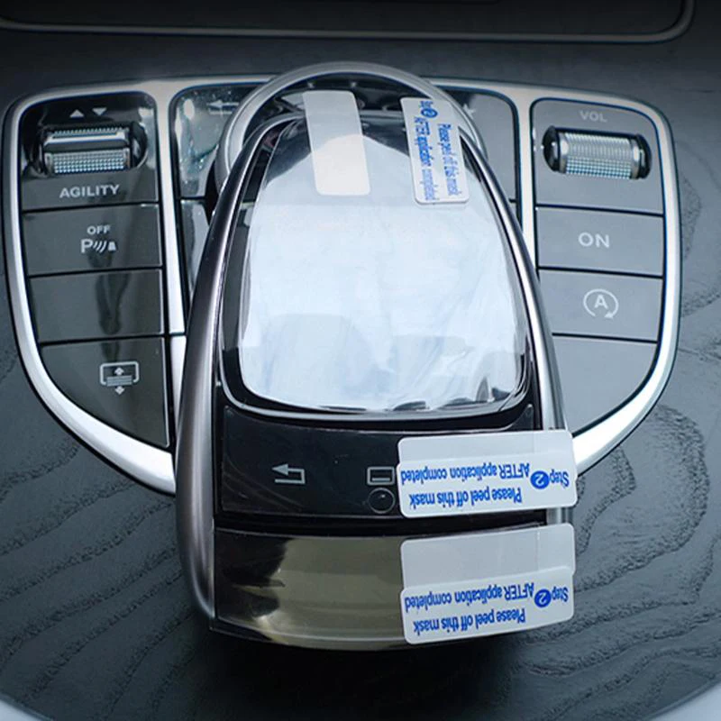 Автомобильный Центр управления ручка мыши защитная пленка наклейка для Mercedes Benz