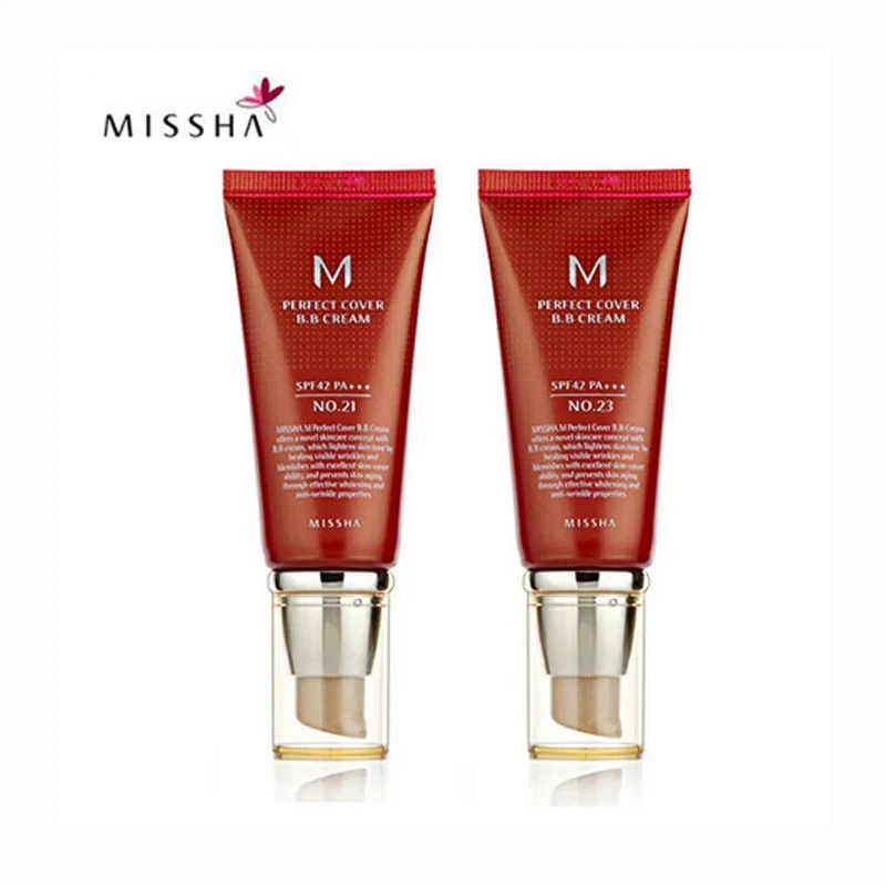 Крем Missha BB #21 или #23 SPF42 PA +++ корейская косметика база для макияжа CC Кремы