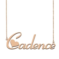 cadence name necklace custom name necklace for women girls best friends birthday wedding christmas mother days gift