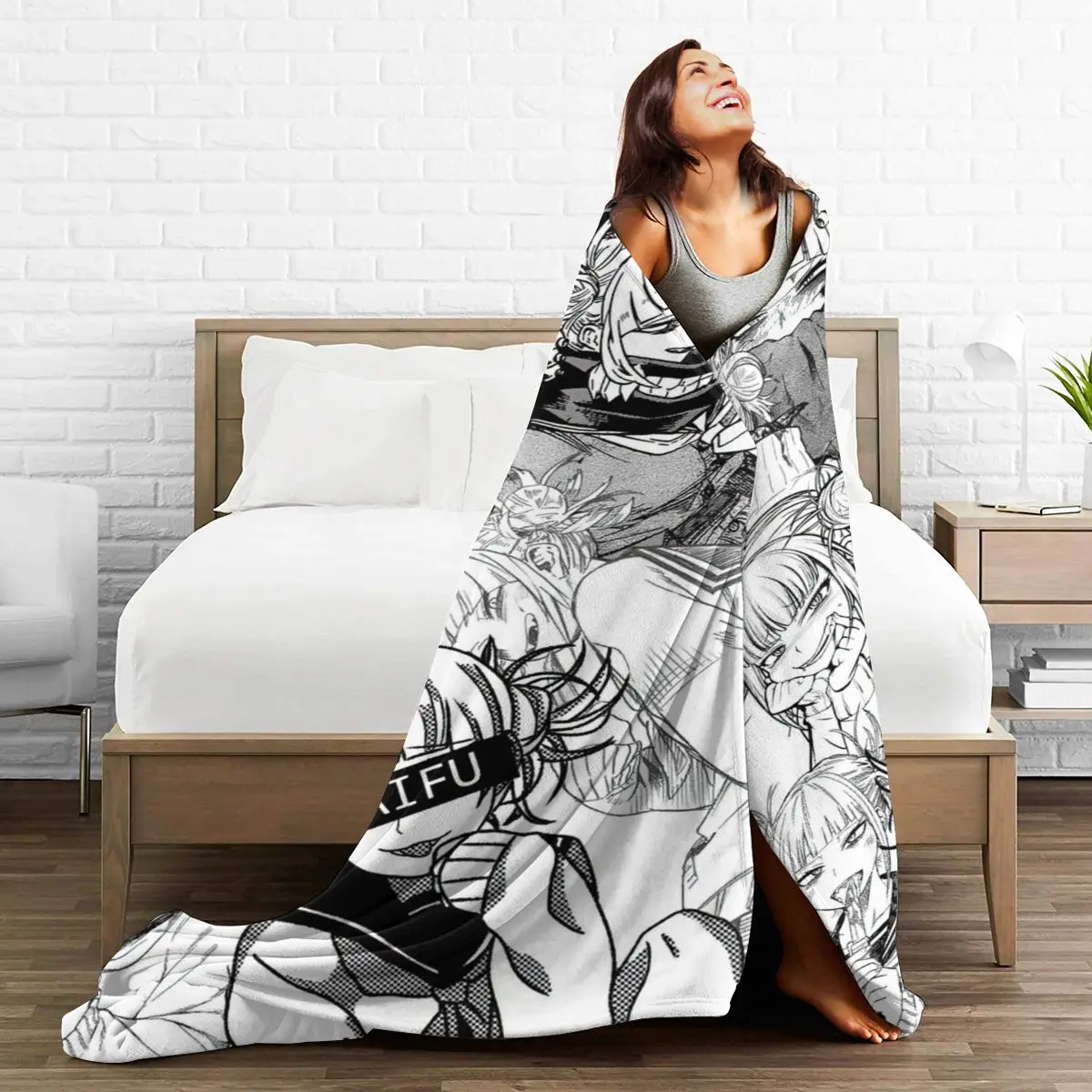

3D Cartoon Sherpa Blanket Warm Super Soft Flannel Office Nap Bedspread Sofa Bedding Plush Quilt Plaids 300698990