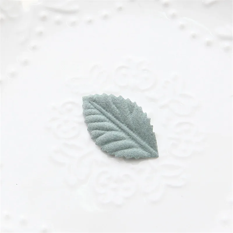 Green Leaves 50 шт. аксессуары для головных уборов, листья ручной работы, сделай сам, товары для рукоделия, одежда для свадебного декора, Детские материалы для скрапбукинга, листья - Цвет: Green Leaves