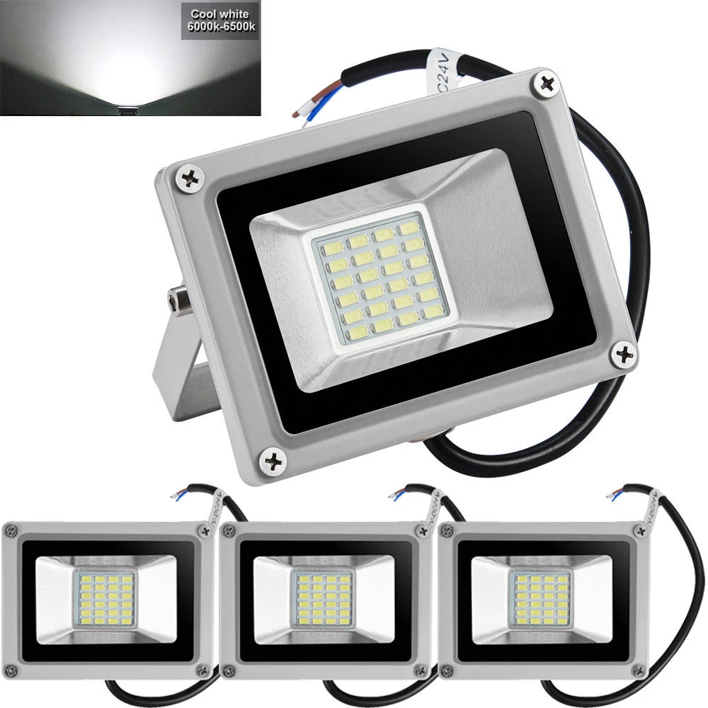 2/4 шт. доставка США 12 В 20 Вт Светодиодный прожектор отражатель светодиодный