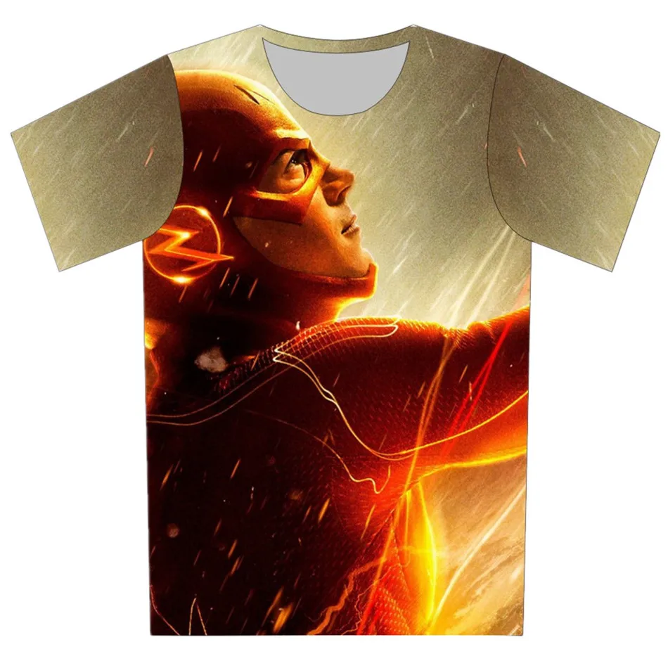 Летняя детская модная футболка с 3D принтом для мальчиков и девочек флэш памяти