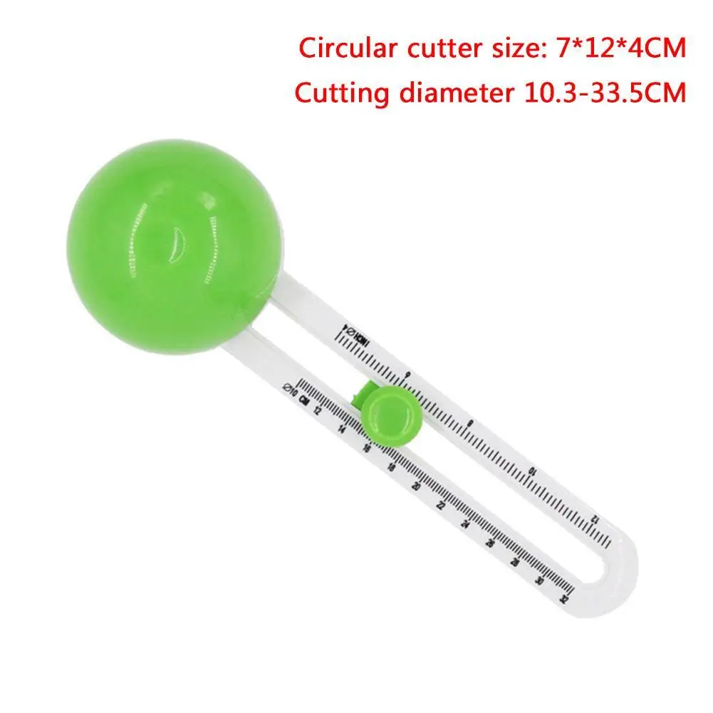 

Circle Cutter Round Cutting Knife Patchwork Compass Tool Cards Cutters Paper-Cutting Accessories DIY Circle Round Scrapbook K7D1