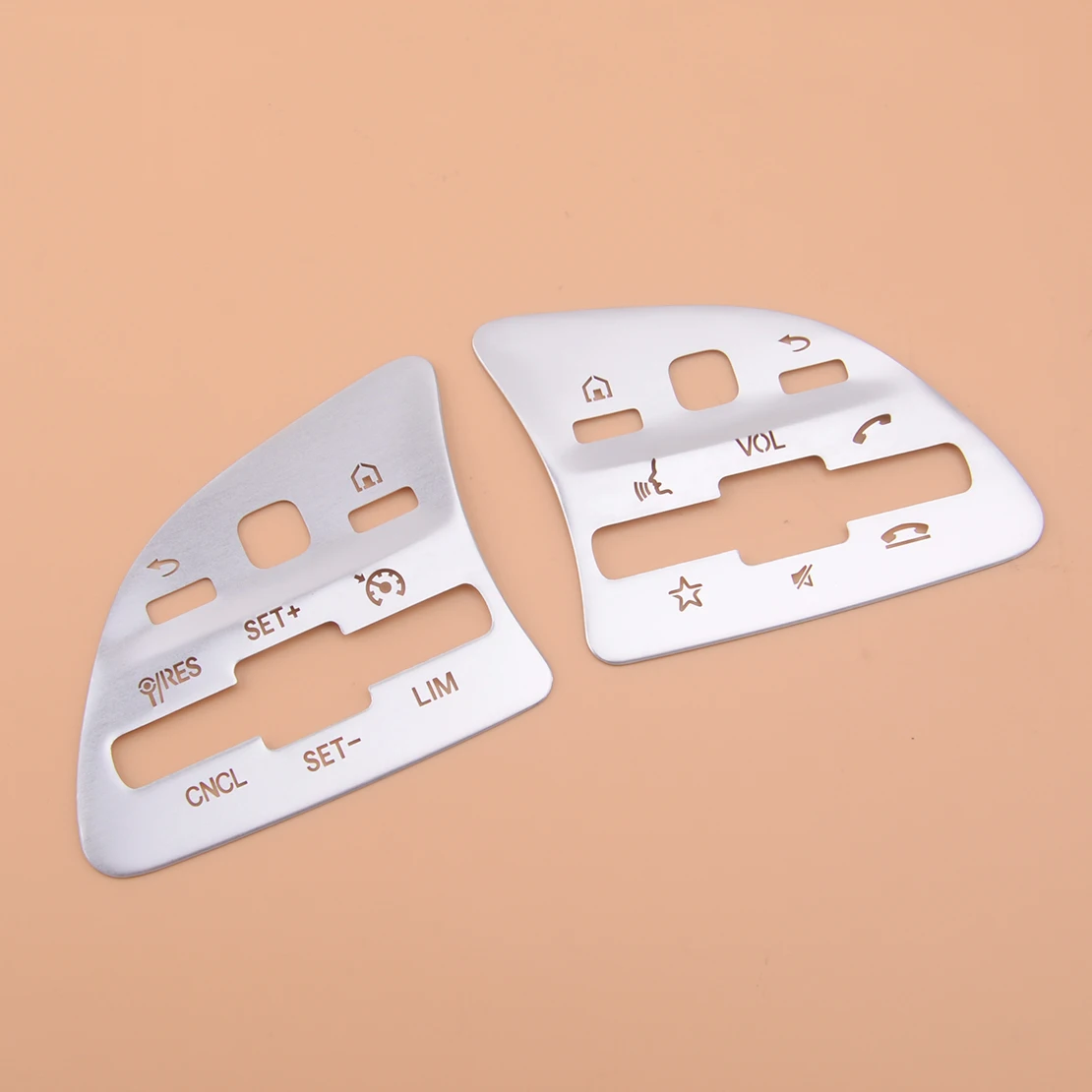 

Beler 1 пара красных декоративных кнопок на рулевое колесо для Mercedes Benz A C E GLB GLC GLE Class 2020