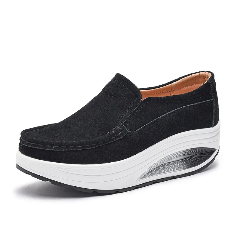 

2021 Autumn Hot Women's Shoes Ladies Flat Platform Shoes Fashion Casual Shoes for Women Platform Shoes Peas Shoes