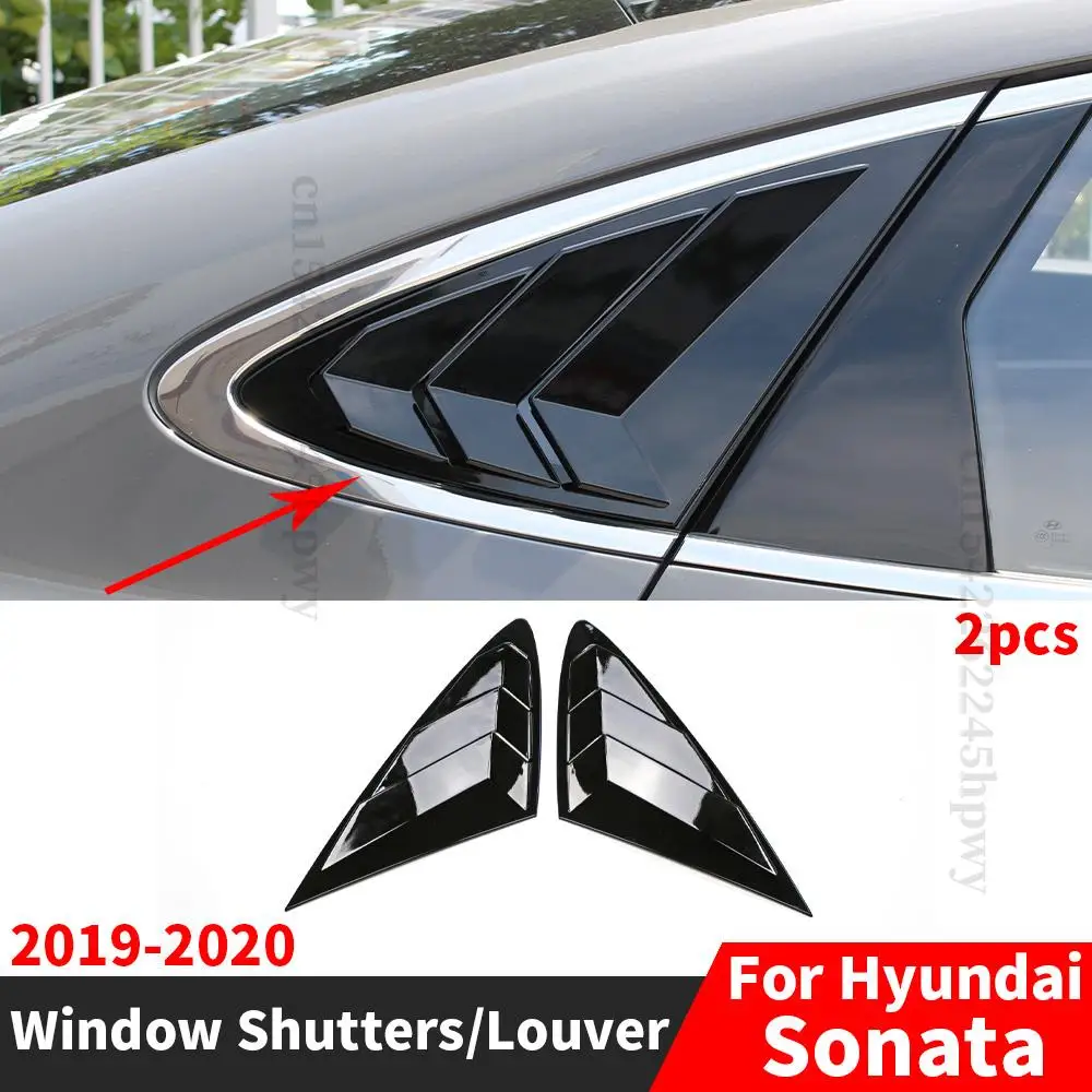 

Модифицированные задние оконные жалюзи, фотолюзи, комплект аксессуаров, удлинитель с широким кузовом для Hyundai Sonata 2019 2020