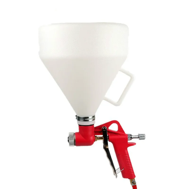 6L Plastic Funnel Air Spray Gun Multifunction Ceiling Wall Texture 4/6/8mm Building Exterior Embossed Paint Tool | Инструменты