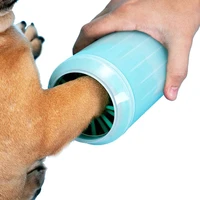 dog paw cleaner and pet grooming brush portable pet paw cleaner pet cleaning brush foot cleaner for dog and cat grooming