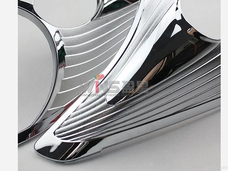 Хромированная крышка фары для Toyota Land Cruiser 120 Prado J120 2003 2004 2005 2006 2007 2008 2009 Тюнинг автомобиля аксессуары