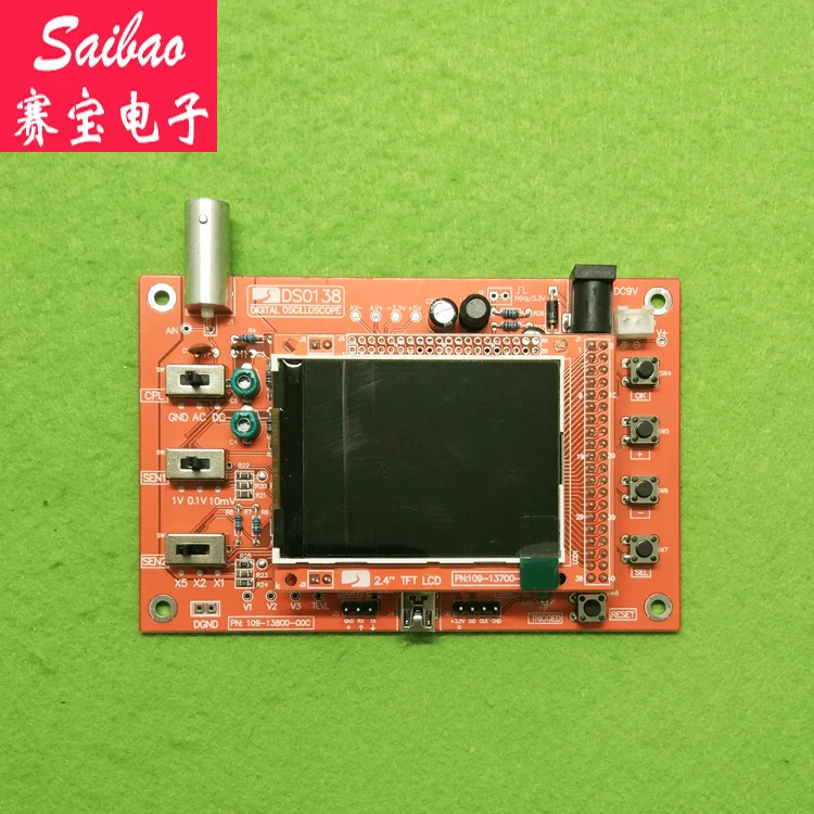 DSO138 осциллограф с открытым исходным кодом STM32 13802 цифровым дисплеем ручной
