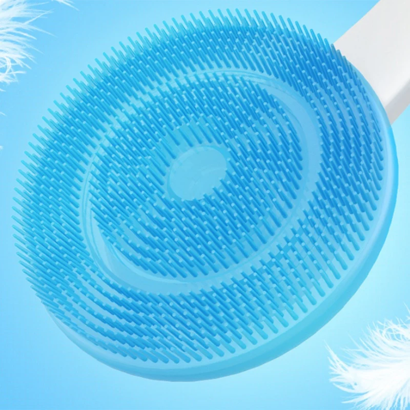 

Long Handle Silicone Bath Brush Skin Massager Bath Bath Rub